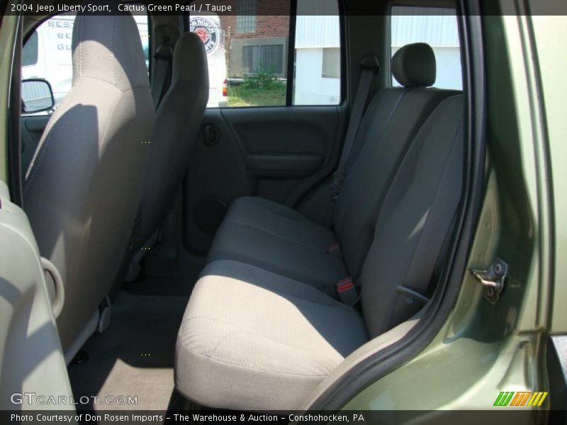 Cactus Green Pearl / Taupe 2004 Jeep Liberty Sport