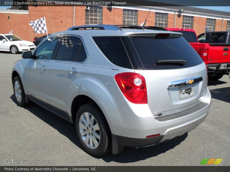 Silver Ice Metallic / Jet Black/Light Titanium 2010 Chevrolet Equinox LTZ