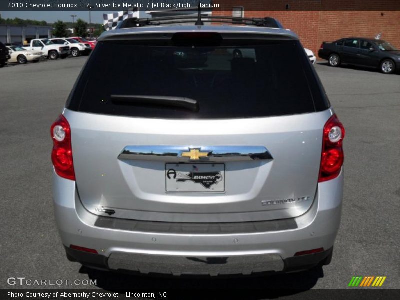 Silver Ice Metallic / Jet Black/Light Titanium 2010 Chevrolet Equinox LTZ
