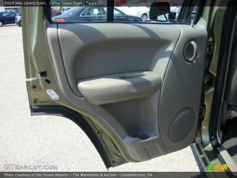 Cactus Green Pearl / Taupe 2004 Jeep Liberty Sport