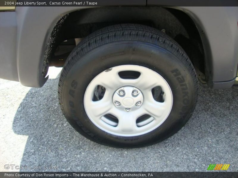 Cactus Green Pearl / Taupe 2004 Jeep Liberty Sport
