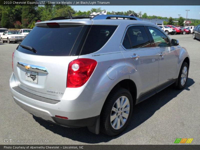 Silver Ice Metallic / Jet Black/Light Titanium 2010 Chevrolet Equinox LTZ
