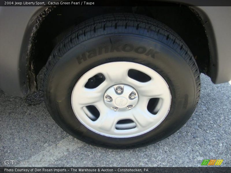 Cactus Green Pearl / Taupe 2004 Jeep Liberty Sport