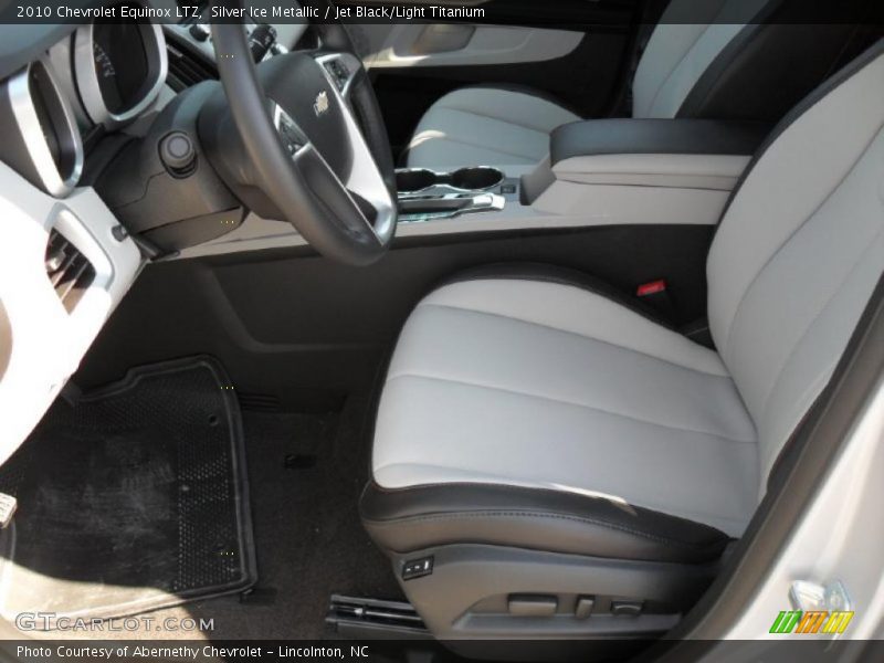Silver Ice Metallic / Jet Black/Light Titanium 2010 Chevrolet Equinox LTZ