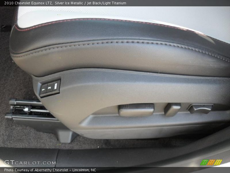 Silver Ice Metallic / Jet Black/Light Titanium 2010 Chevrolet Equinox LTZ
