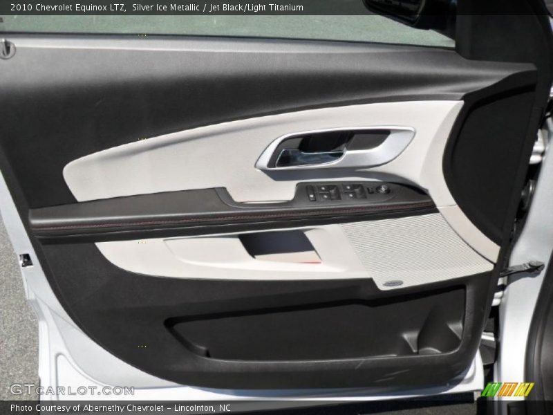 Silver Ice Metallic / Jet Black/Light Titanium 2010 Chevrolet Equinox LTZ