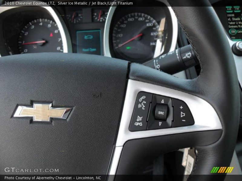 Silver Ice Metallic / Jet Black/Light Titanium 2010 Chevrolet Equinox LTZ