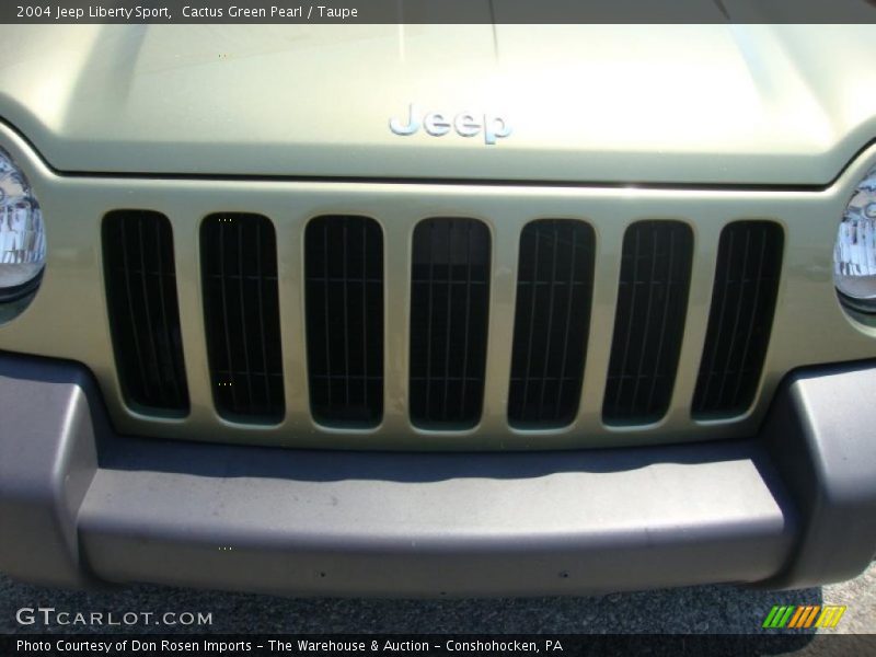 Cactus Green Pearl / Taupe 2004 Jeep Liberty Sport