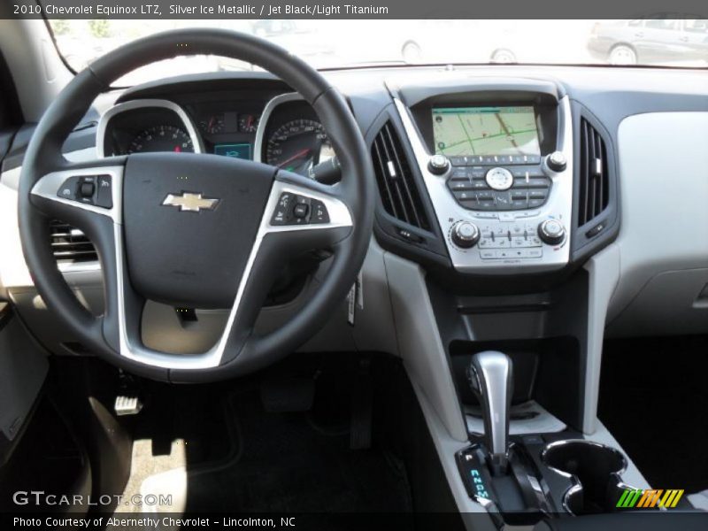 Silver Ice Metallic / Jet Black/Light Titanium 2010 Chevrolet Equinox LTZ