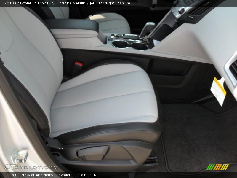Silver Ice Metallic / Jet Black/Light Titanium 2010 Chevrolet Equinox LTZ