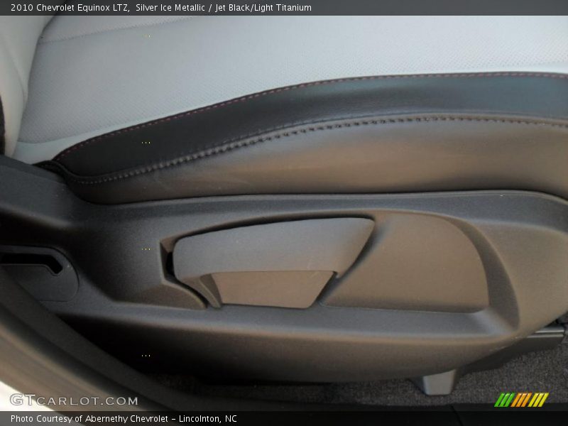 Silver Ice Metallic / Jet Black/Light Titanium 2010 Chevrolet Equinox LTZ