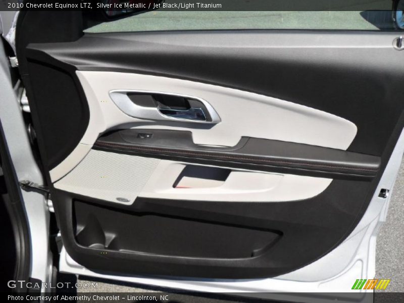 Silver Ice Metallic / Jet Black/Light Titanium 2010 Chevrolet Equinox LTZ