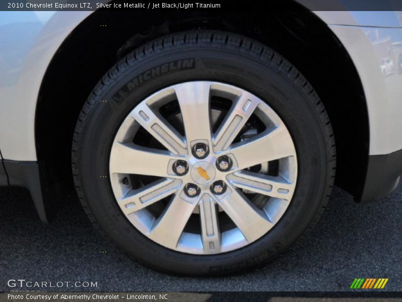 Silver Ice Metallic / Jet Black/Light Titanium 2010 Chevrolet Equinox LTZ