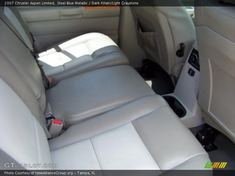 Steel Blue Metallic / Dark Khaki/Light Graystone 2007 Chrysler Aspen Limited