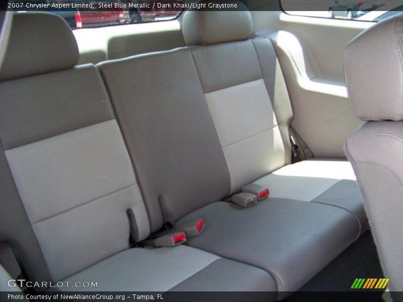 Steel Blue Metallic / Dark Khaki/Light Graystone 2007 Chrysler Aspen Limited