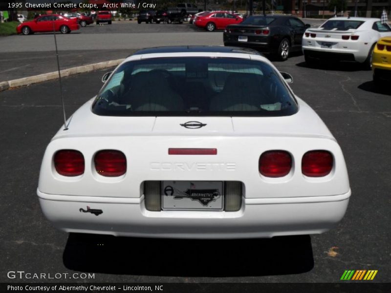 Arctic White / Gray 1995 Chevrolet Corvette Coupe