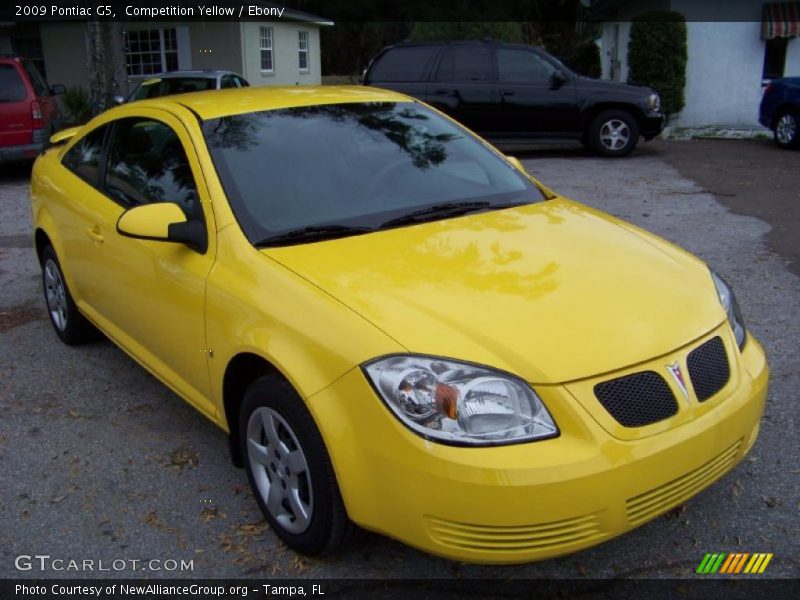 Competition Yellow / Ebony 2009 Pontiac G5