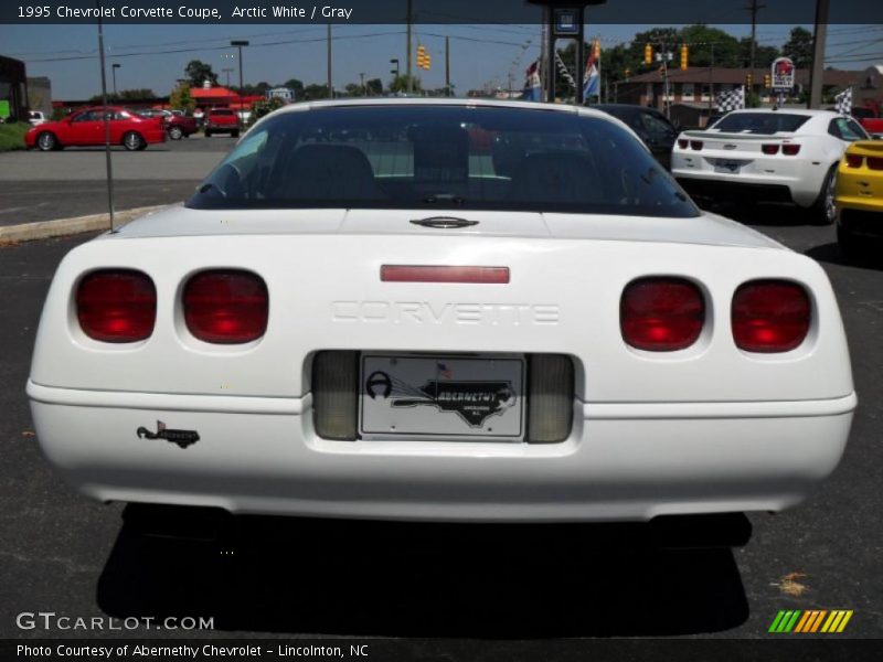 Arctic White / Gray 1995 Chevrolet Corvette Coupe