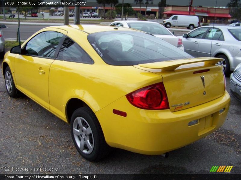 Competition Yellow / Ebony 2009 Pontiac G5