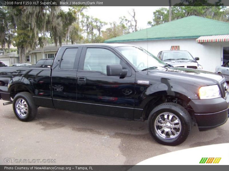 Black / Medium/Dark Flint 2008 Ford F150 XLT SuperCab
