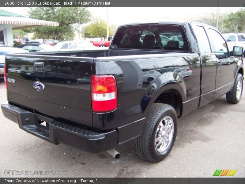 Black / Medium/Dark Flint 2008 Ford F150 XLT SuperCab