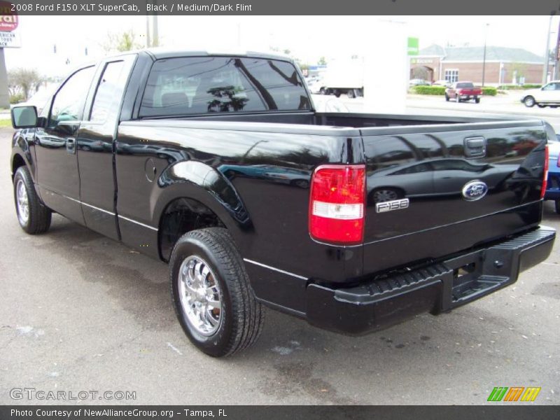 Black / Medium/Dark Flint 2008 Ford F150 XLT SuperCab