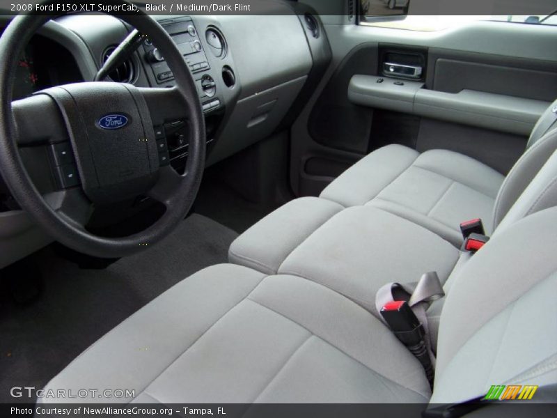 Black / Medium/Dark Flint 2008 Ford F150 XLT SuperCab