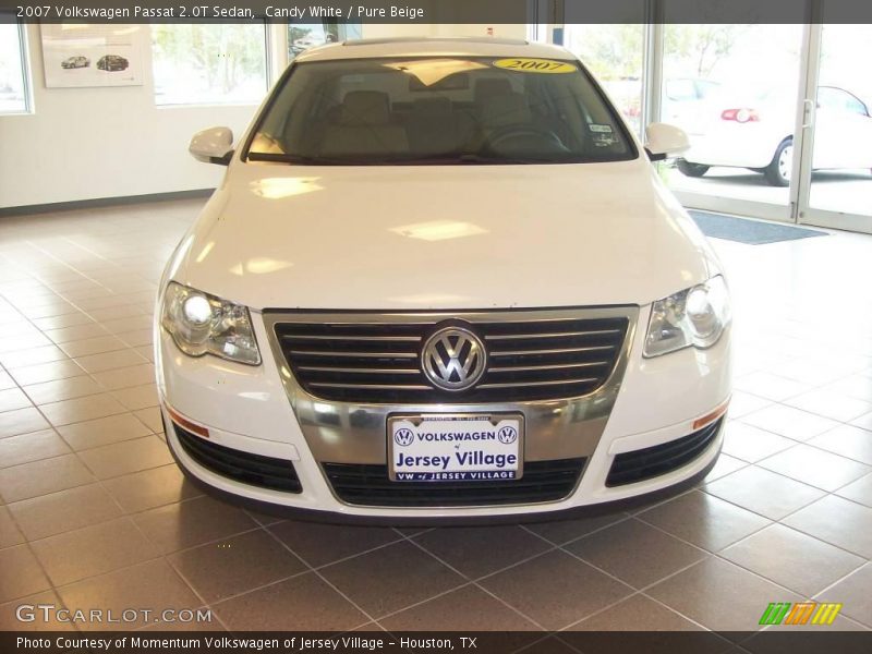 Candy White / Pure Beige 2007 Volkswagen Passat 2.0T Sedan