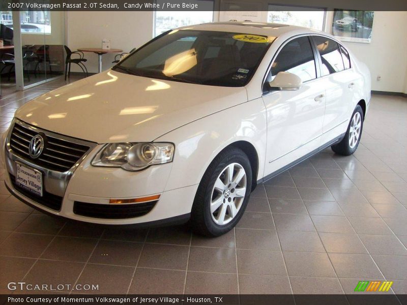 Candy White / Pure Beige 2007 Volkswagen Passat 2.0T Sedan