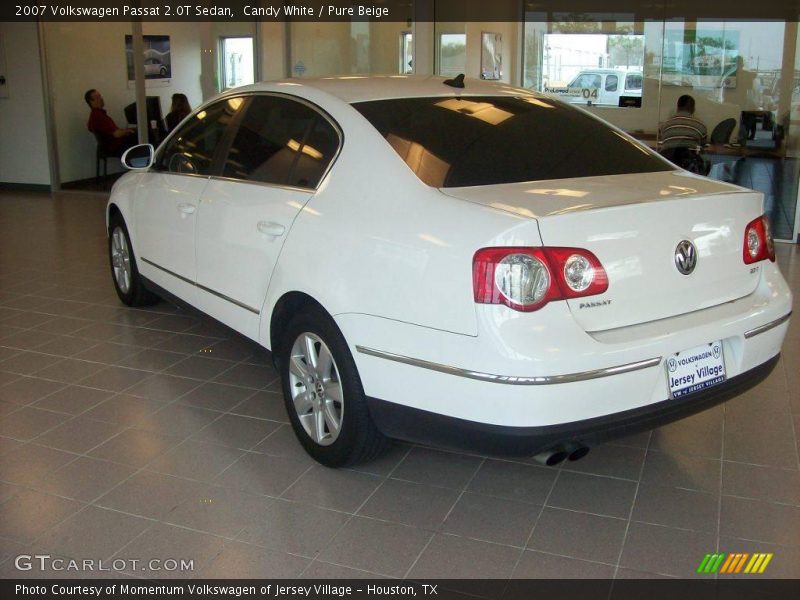Candy White / Pure Beige 2007 Volkswagen Passat 2.0T Sedan