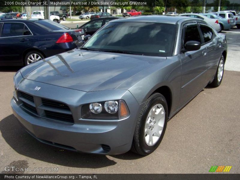 Magnesium Pearlcoat / Dark Slate Gray/Light Graystone 2006 Dodge Charger SE