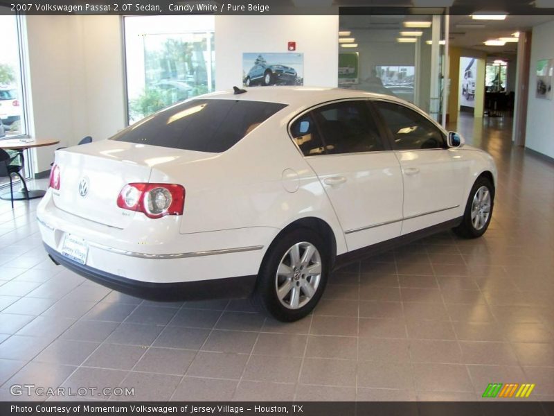 Candy White / Pure Beige 2007 Volkswagen Passat 2.0T Sedan