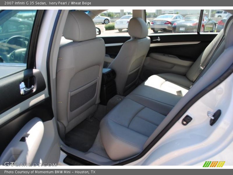 Ivory Pearl / Wheat Beige 2007 Infiniti G 35 Sedan
