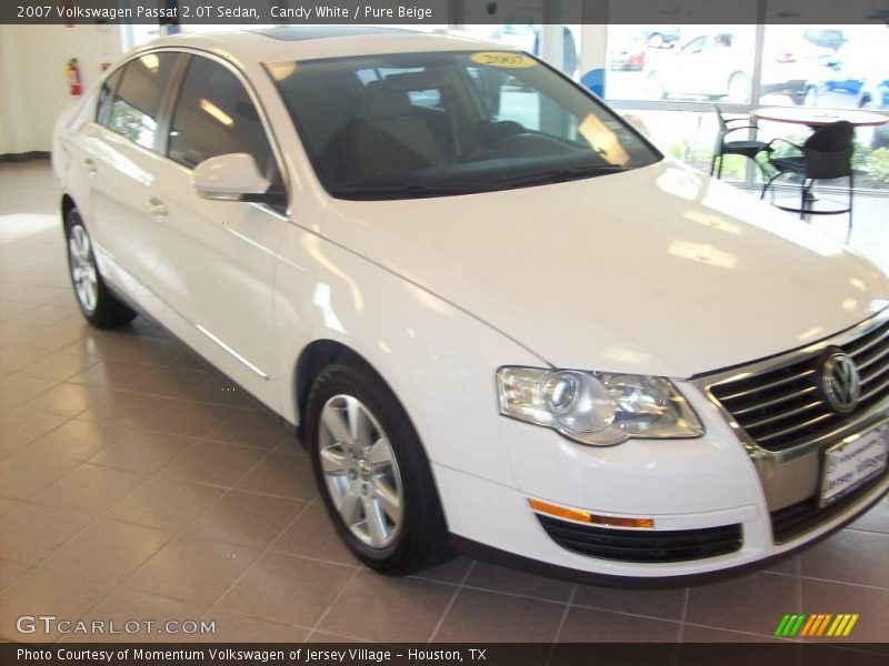 Candy White / Pure Beige 2007 Volkswagen Passat 2.0T Sedan