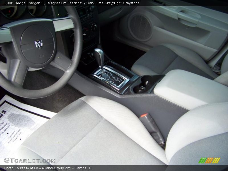 Magnesium Pearlcoat / Dark Slate Gray/Light Graystone 2006 Dodge Charger SE