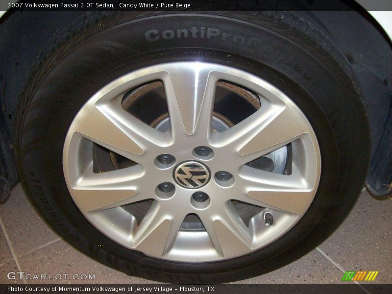 Candy White / Pure Beige 2007 Volkswagen Passat 2.0T Sedan
