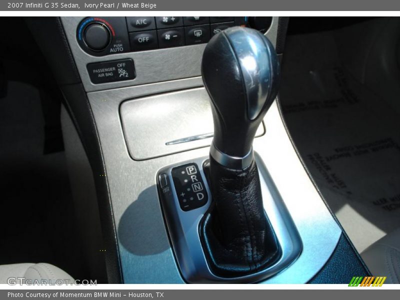 Ivory Pearl / Wheat Beige 2007 Infiniti G 35 Sedan