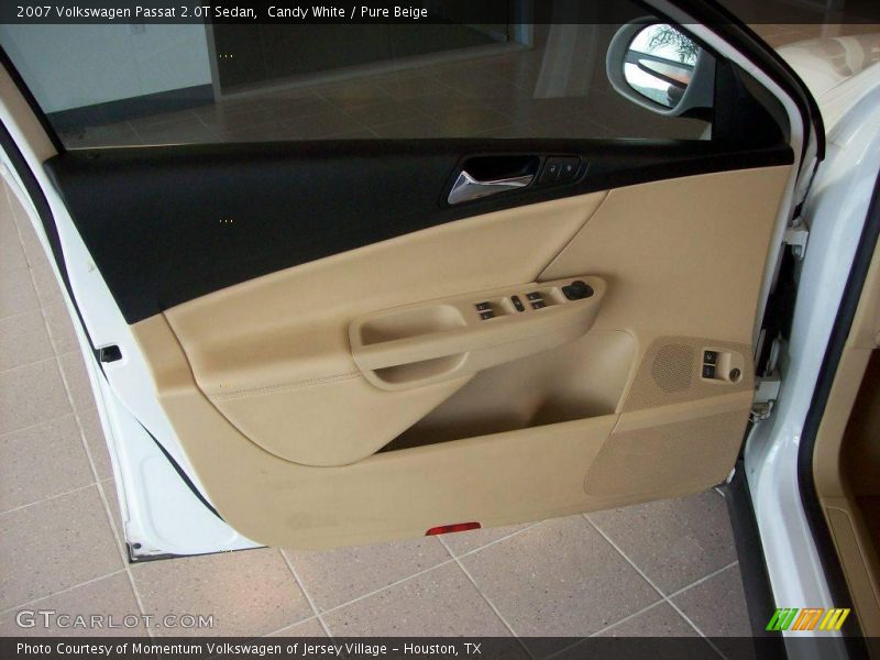 Candy White / Pure Beige 2007 Volkswagen Passat 2.0T Sedan