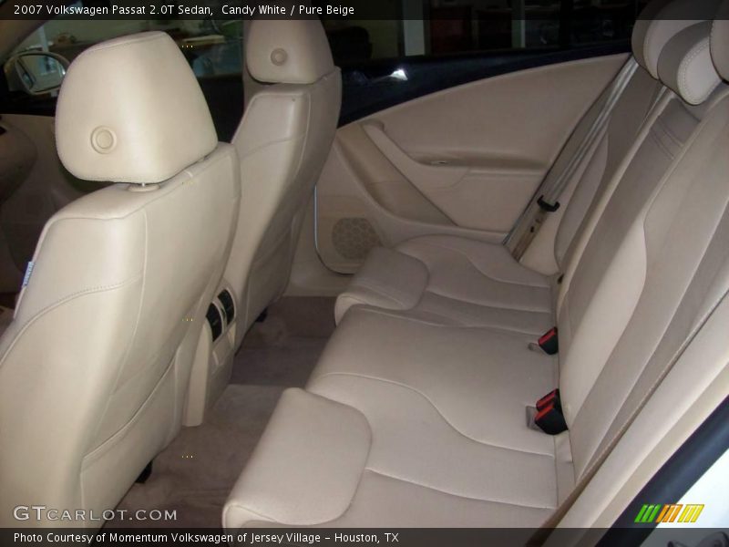 Candy White / Pure Beige 2007 Volkswagen Passat 2.0T Sedan