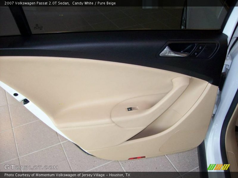 Candy White / Pure Beige 2007 Volkswagen Passat 2.0T Sedan