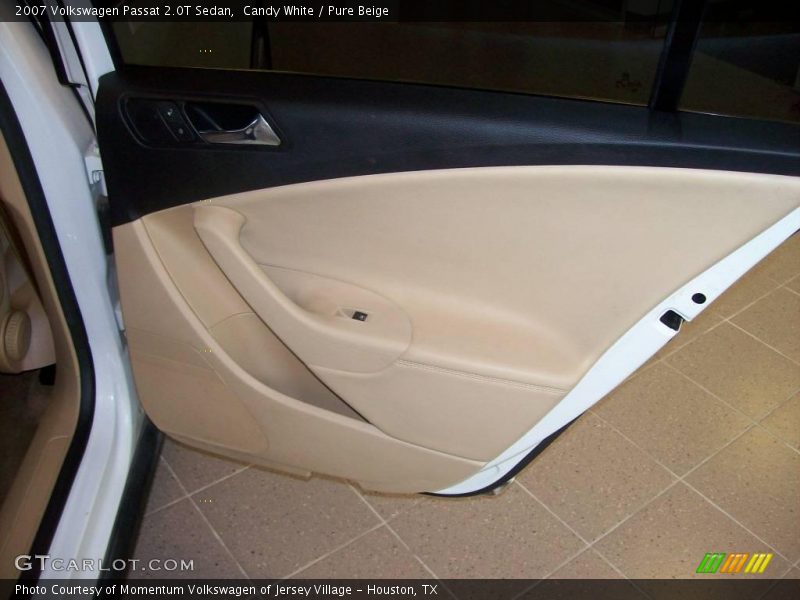 Candy White / Pure Beige 2007 Volkswagen Passat 2.0T Sedan