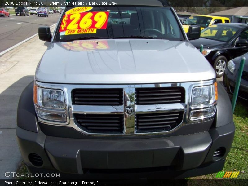 Bright Silver Metallic / Dark Slate Gray 2008 Dodge Nitro SXT