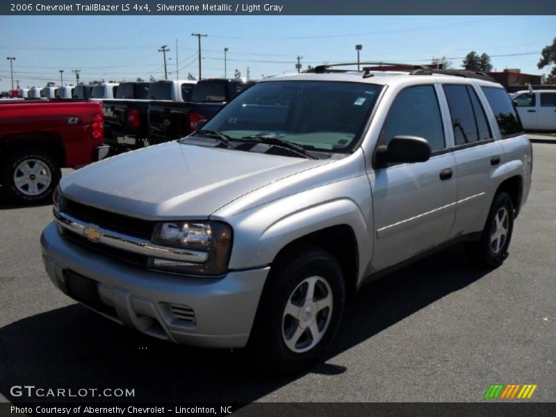 Silverstone Metallic / Light Gray 2006 Chevrolet TrailBlazer LS 4x4