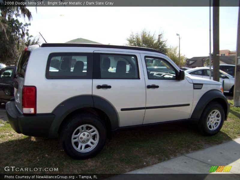 Bright Silver Metallic / Dark Slate Gray 2008 Dodge Nitro SXT