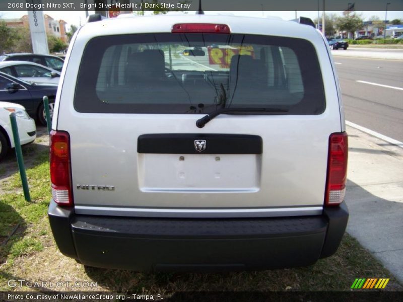 Bright Silver Metallic / Dark Slate Gray 2008 Dodge Nitro SXT
