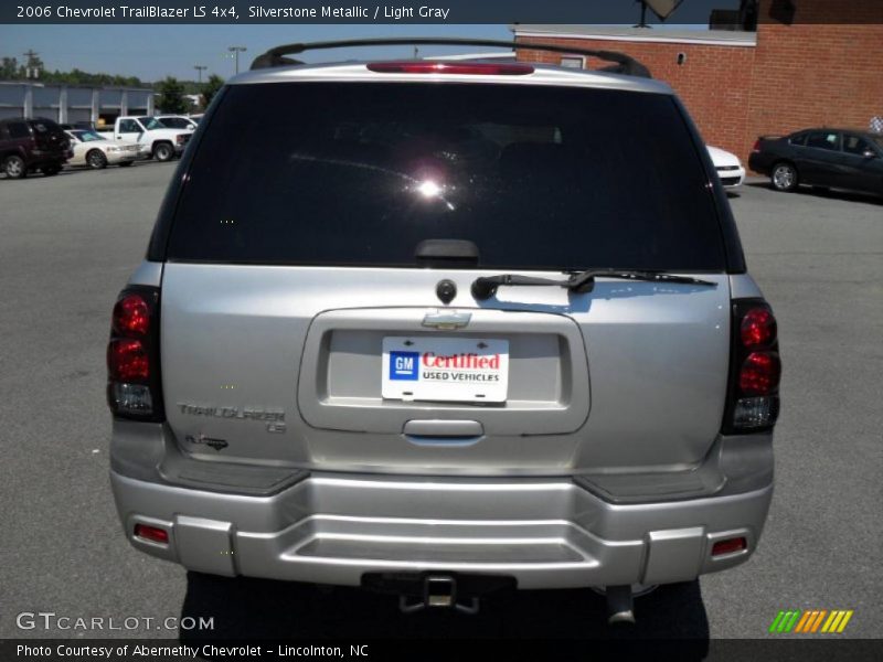 Silverstone Metallic / Light Gray 2006 Chevrolet TrailBlazer LS 4x4