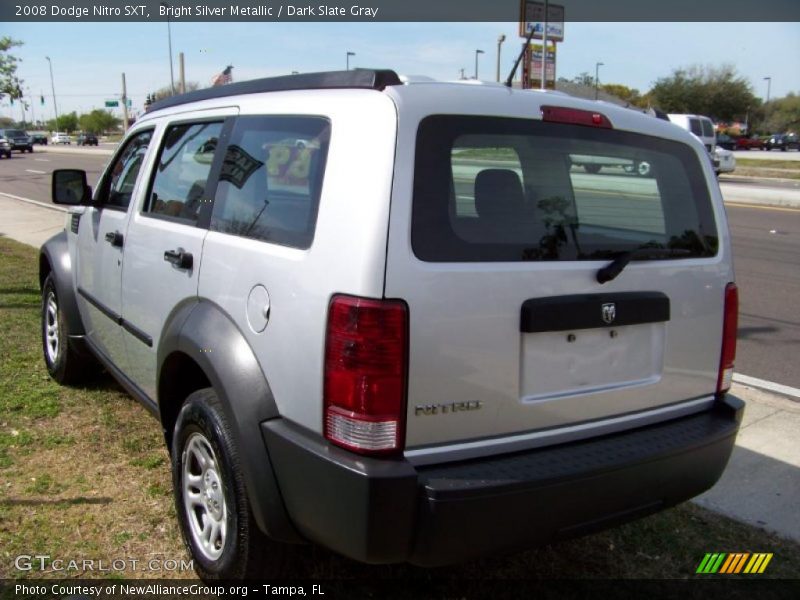 Bright Silver Metallic / Dark Slate Gray 2008 Dodge Nitro SXT