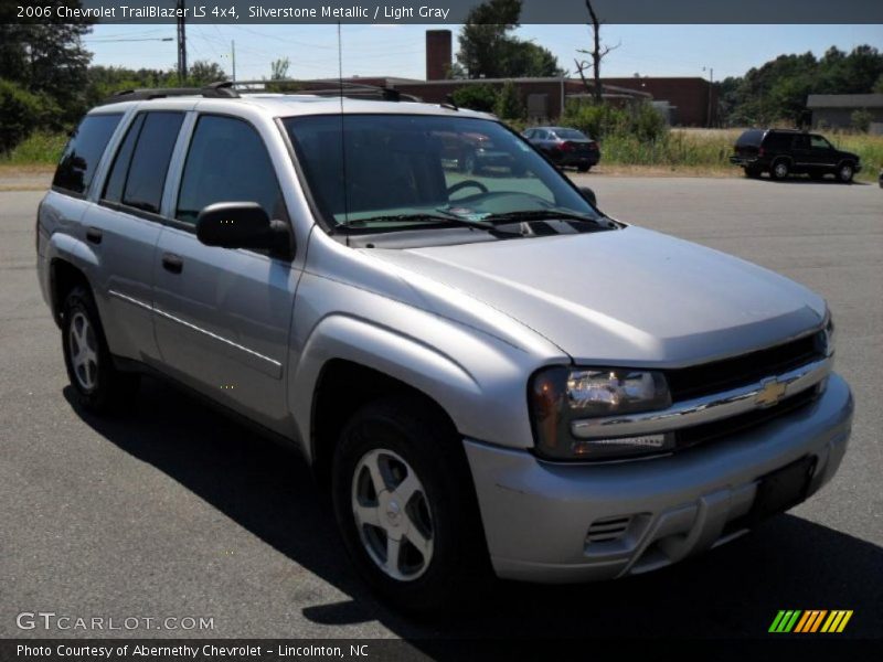 Silverstone Metallic / Light Gray 2006 Chevrolet TrailBlazer LS 4x4