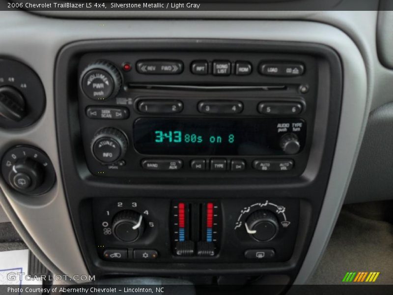 Silverstone Metallic / Light Gray 2006 Chevrolet TrailBlazer LS 4x4