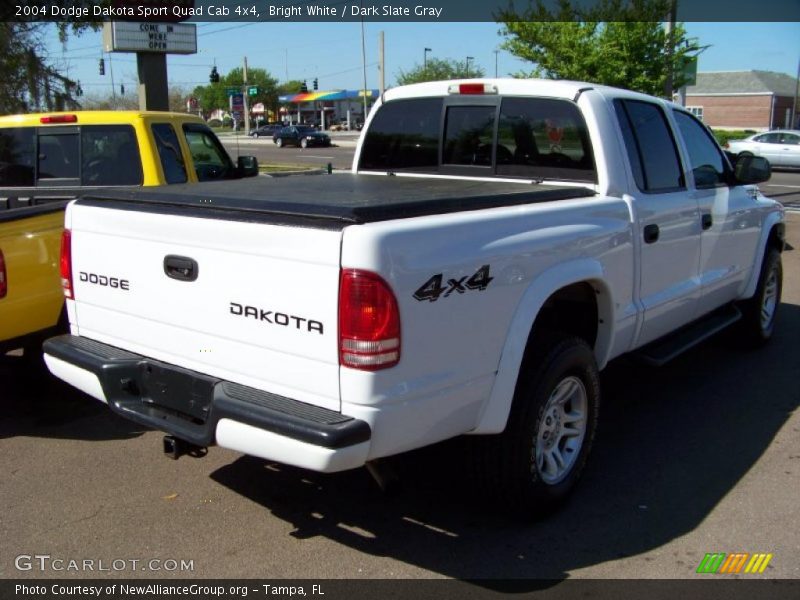 Bright White / Dark Slate Gray 2004 Dodge Dakota Sport Quad Cab 4x4